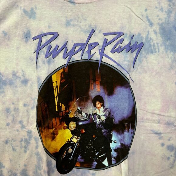 Prince and the Revolution Purple Rain Soul Rock Tie Dye XL - Picture 2 of 5